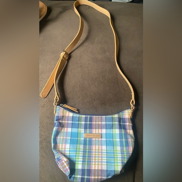Tommy Hilfiger Plaid Crossbody Bag - Picture 1 of 6